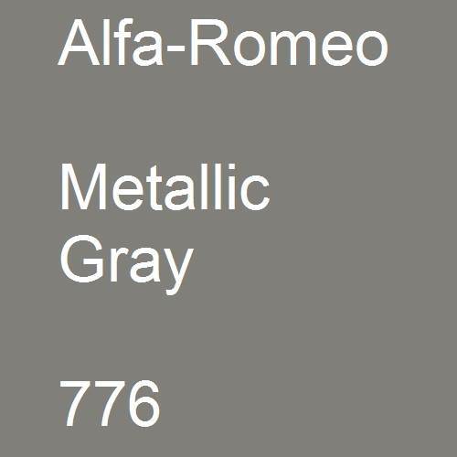 Alfa-Romeo, Metallic Gray, 776.